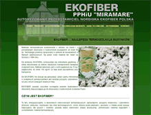 Tablet Screenshot of ekofiber.pl